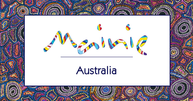 mainie australia a unique melding of authentic Aboriginal art and luxurious fashion