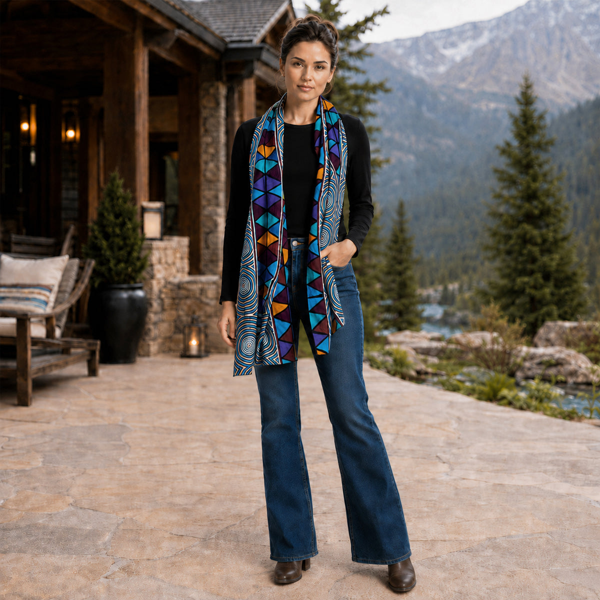 Desert Journey | Wool Scarf