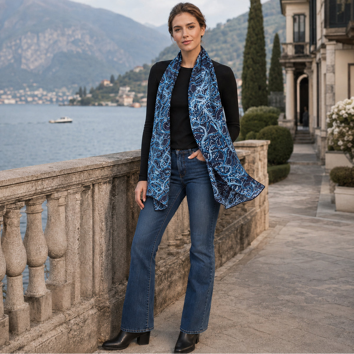 Night Ceremony | Wool Scarf