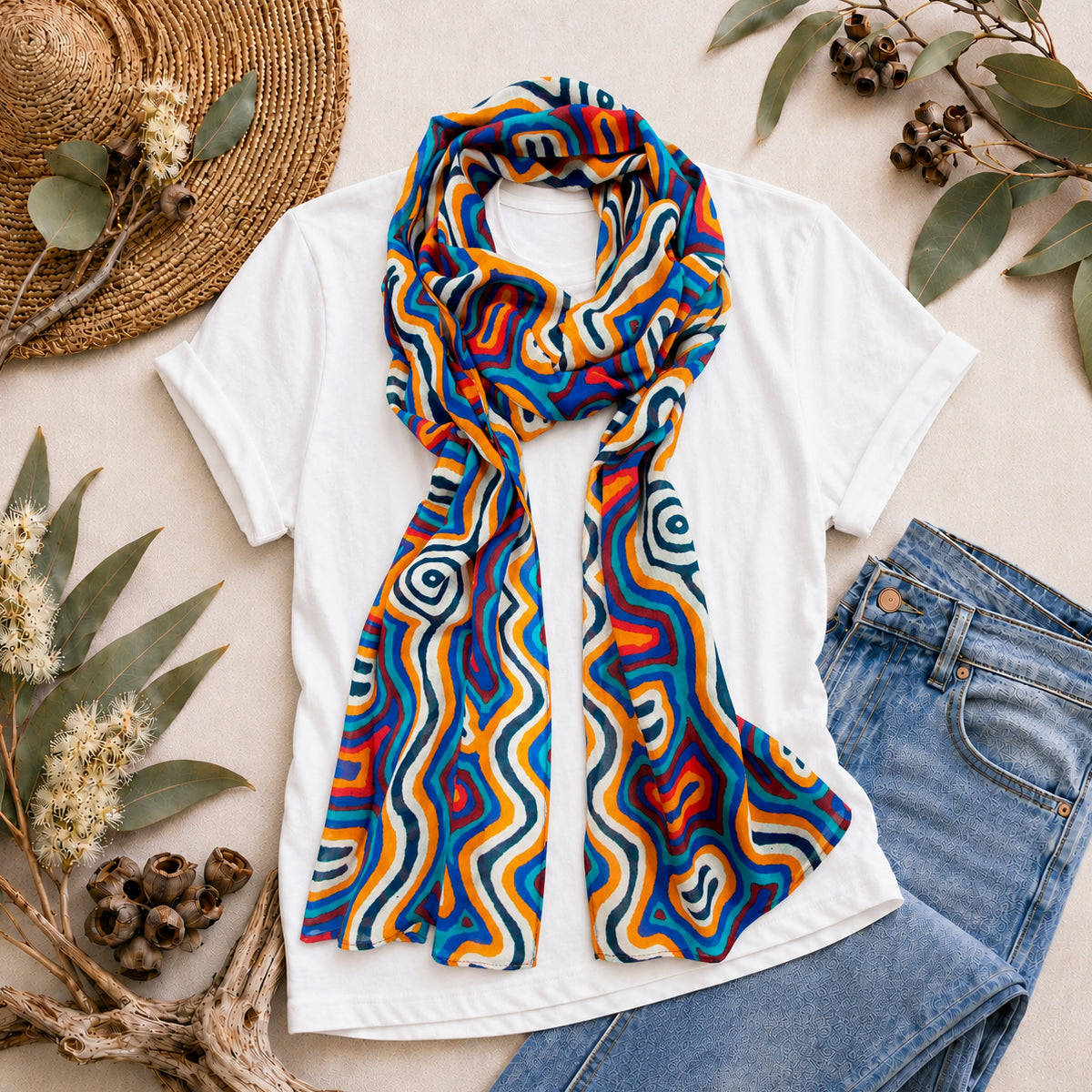Rain Bird | Modal Scarf
