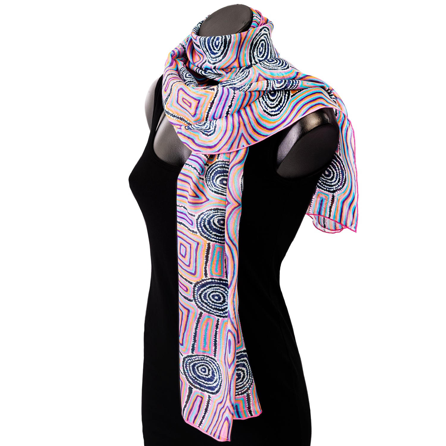 designer silk scarf