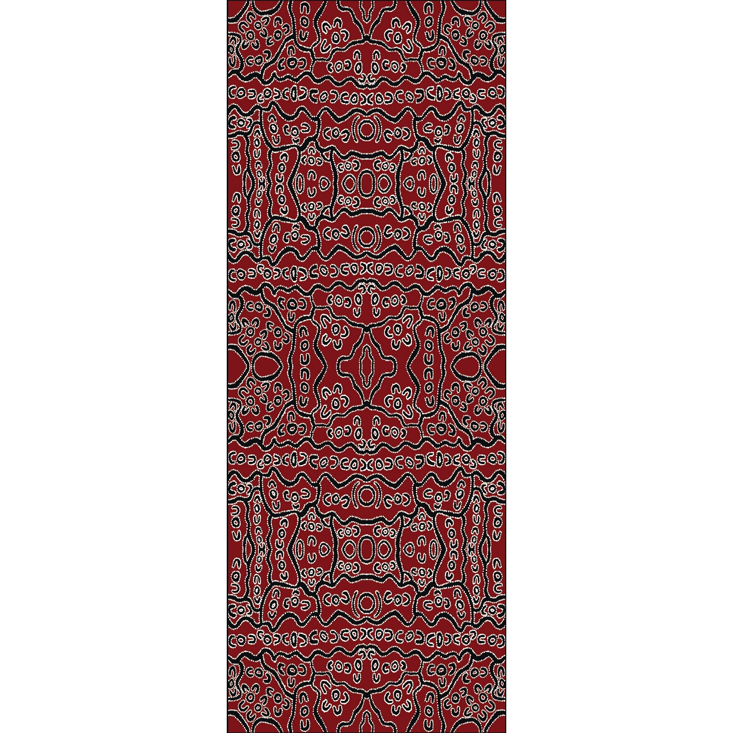 Red Bark Trees | Wool Scarf