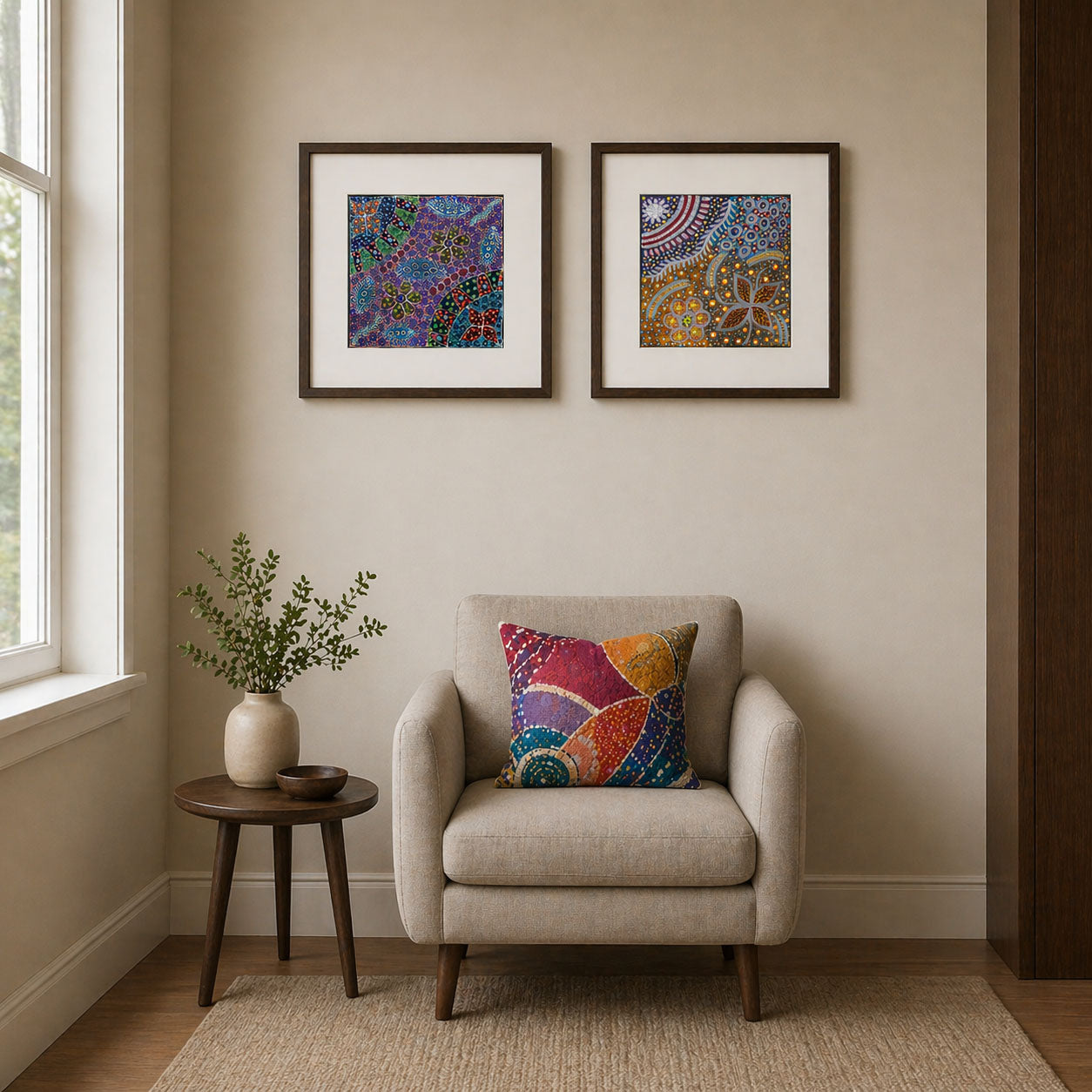 Atnyerlenge (Native Fuchsia) | Aboriginal Artwork Painting
