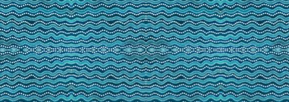 Waves Modal Large Scarf