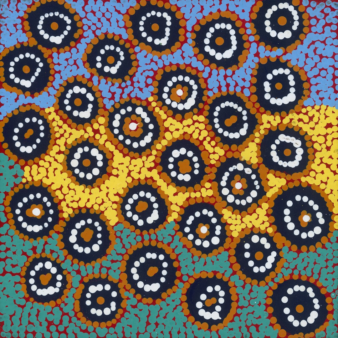 Daphne Napurrurla White's Stretched Canvas Art