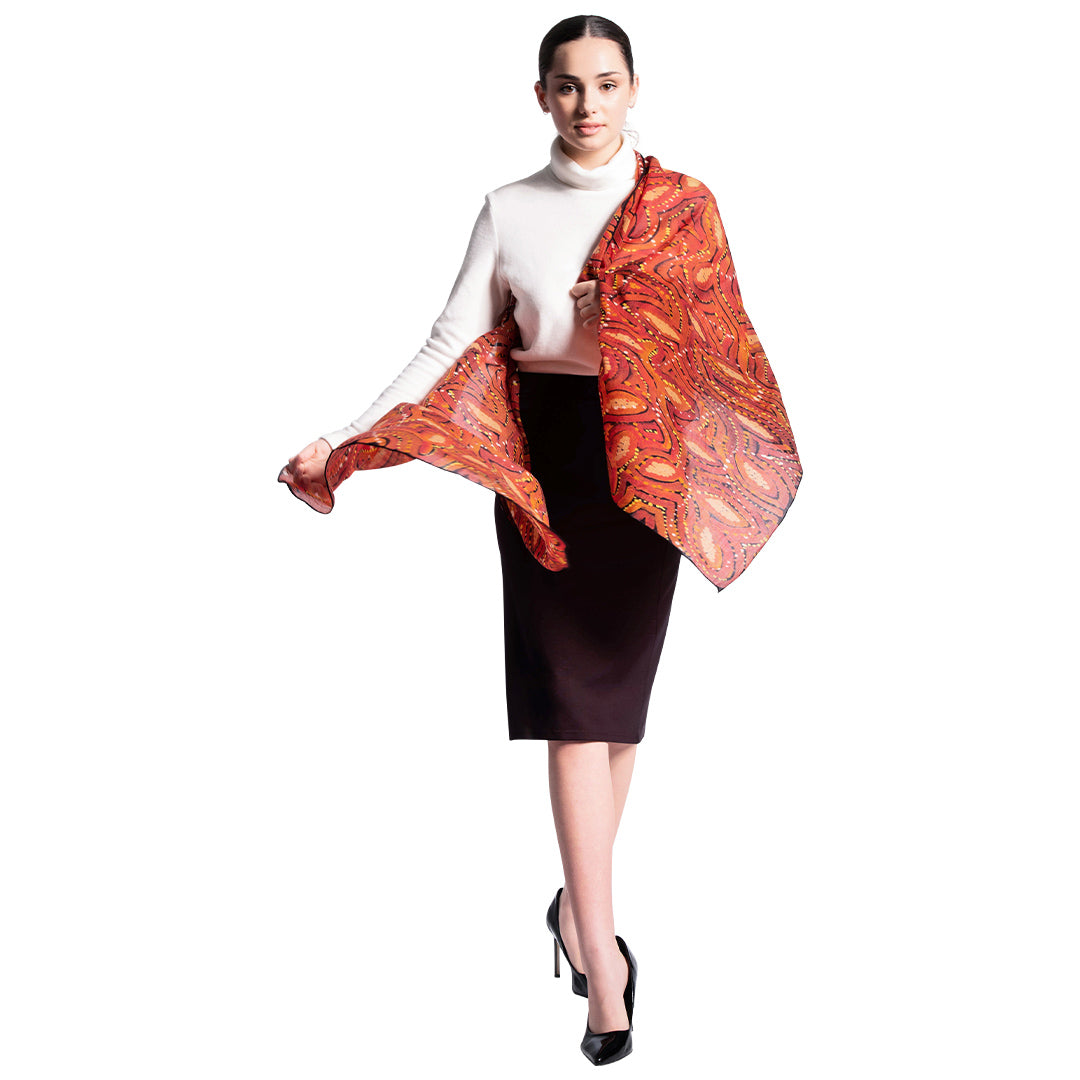 large merino wool scarf