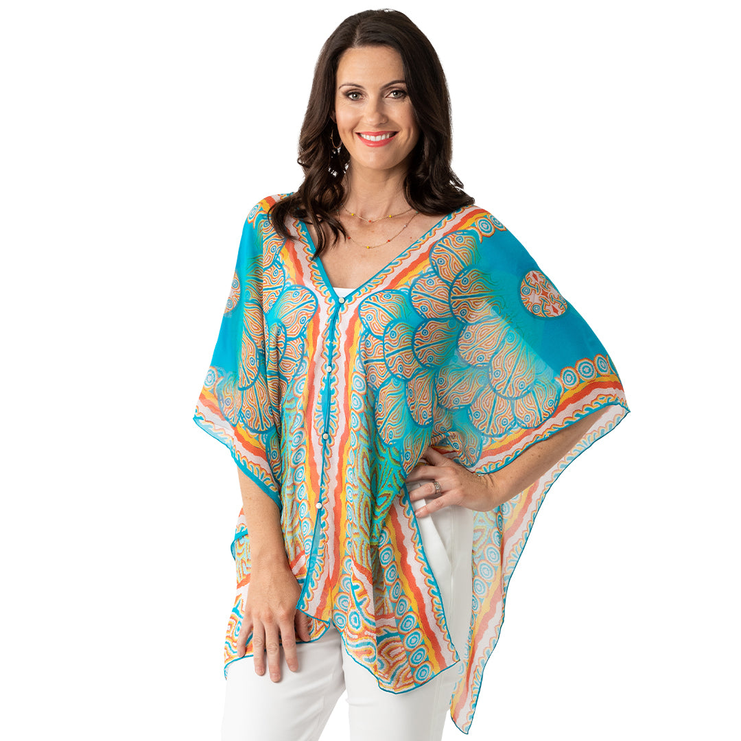 Water Bird Dreaming Silk Top