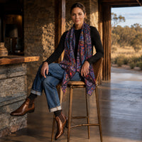 Rock Pools | Wool Scarf