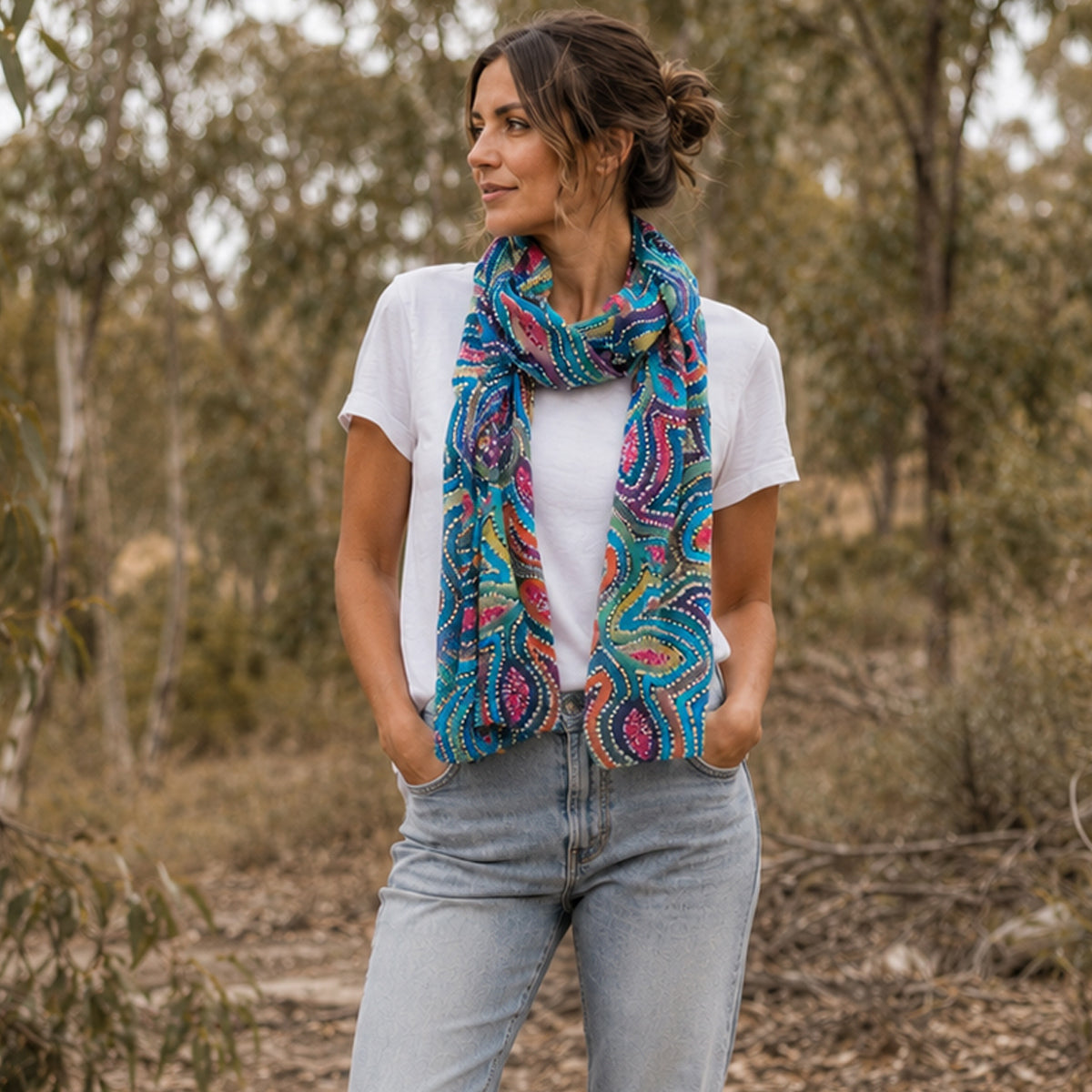 Cockatoo Creek | Modal Scarf