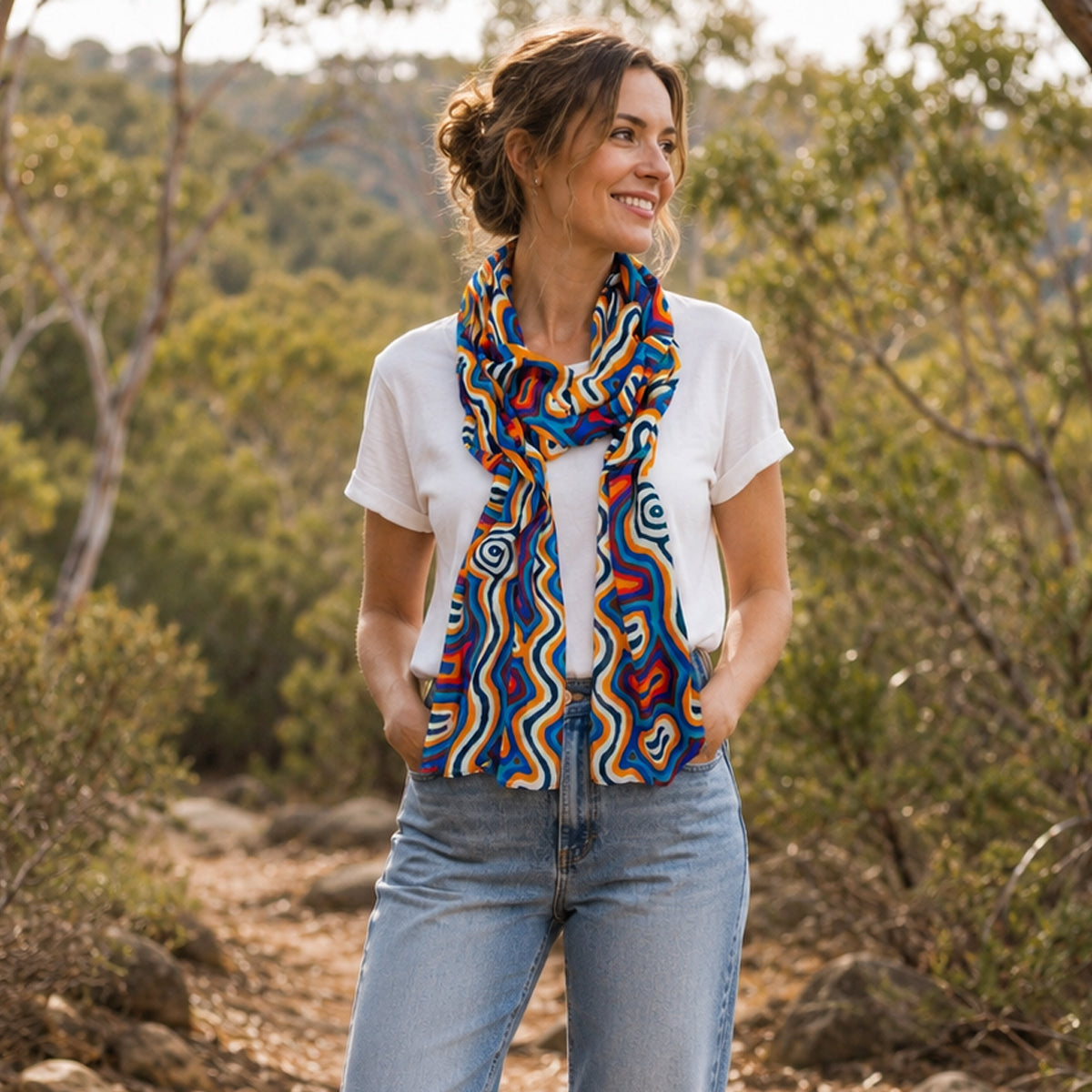 Rain Bird | Modal Scarf