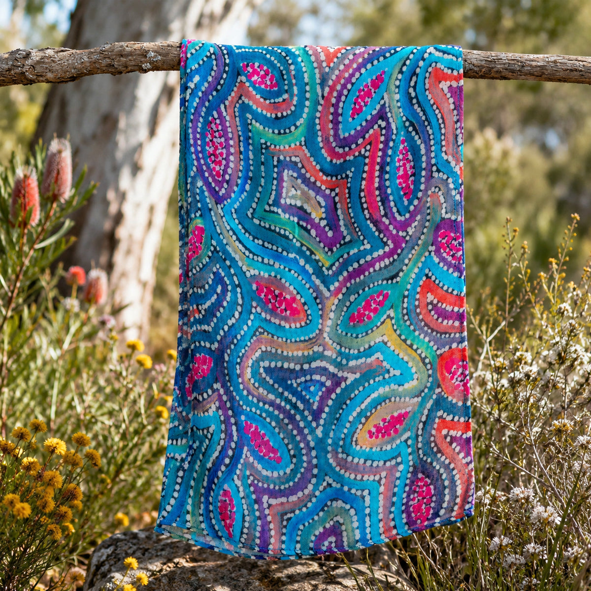 Cockatoo Creek | Modal Scarf