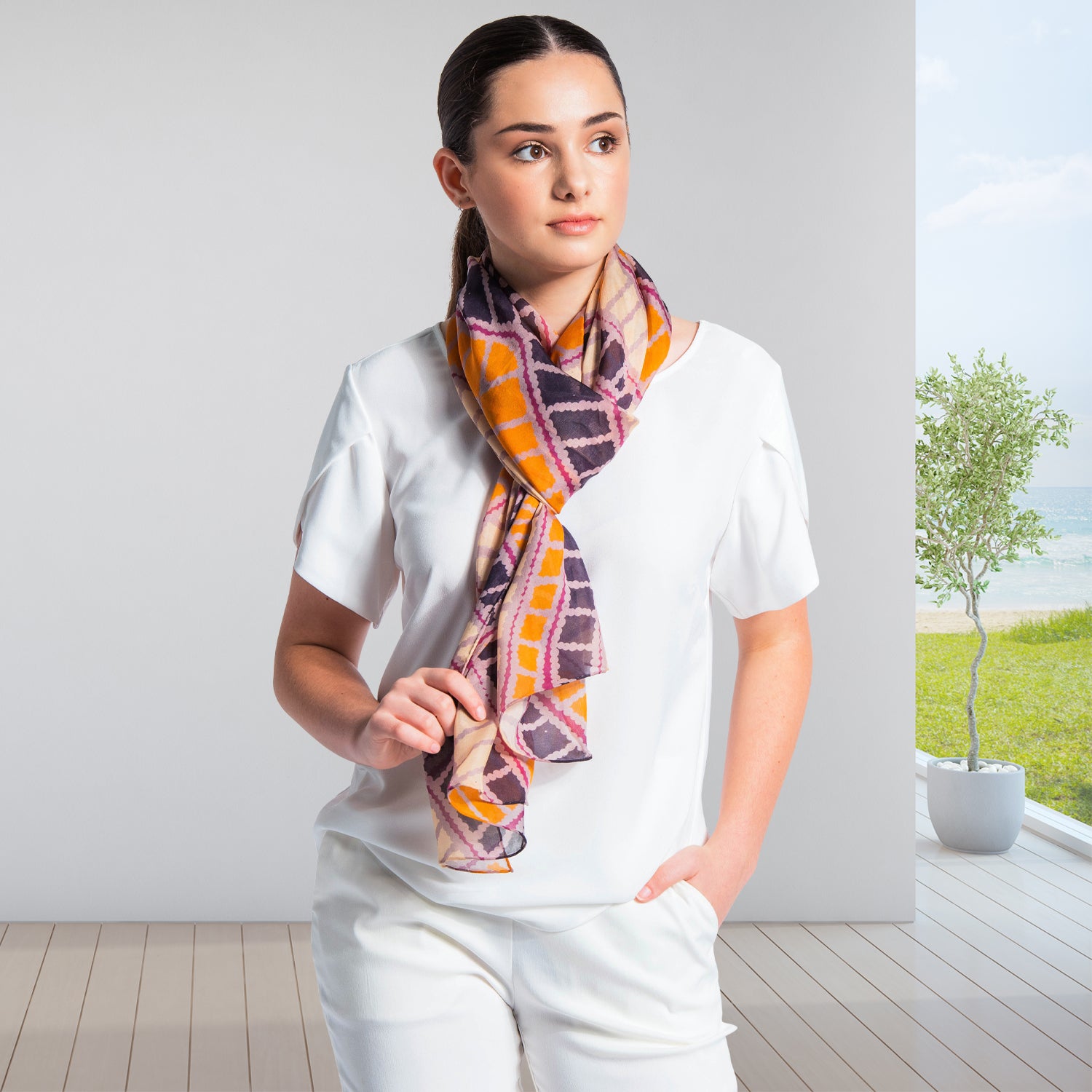 First Nations Design Scarf