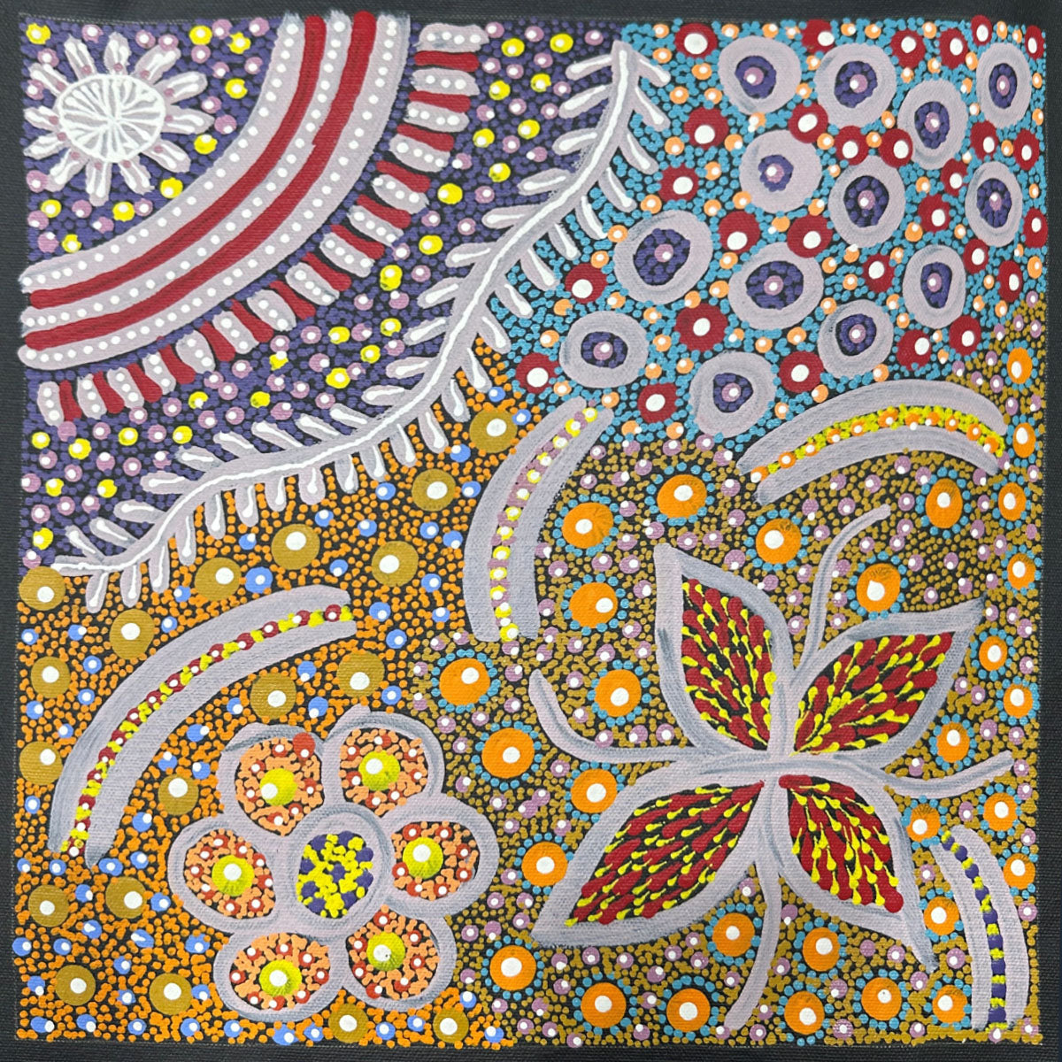 Atnyerlenge (Native Fuchsia) #2 | Aboriginal Artwork Painting