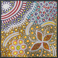 Atnyerlenge (Native Fuchsia) #2 | Aboriginal Artwork Painting
