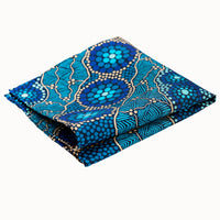 Blue Connections | Tie & Pocket Square Set