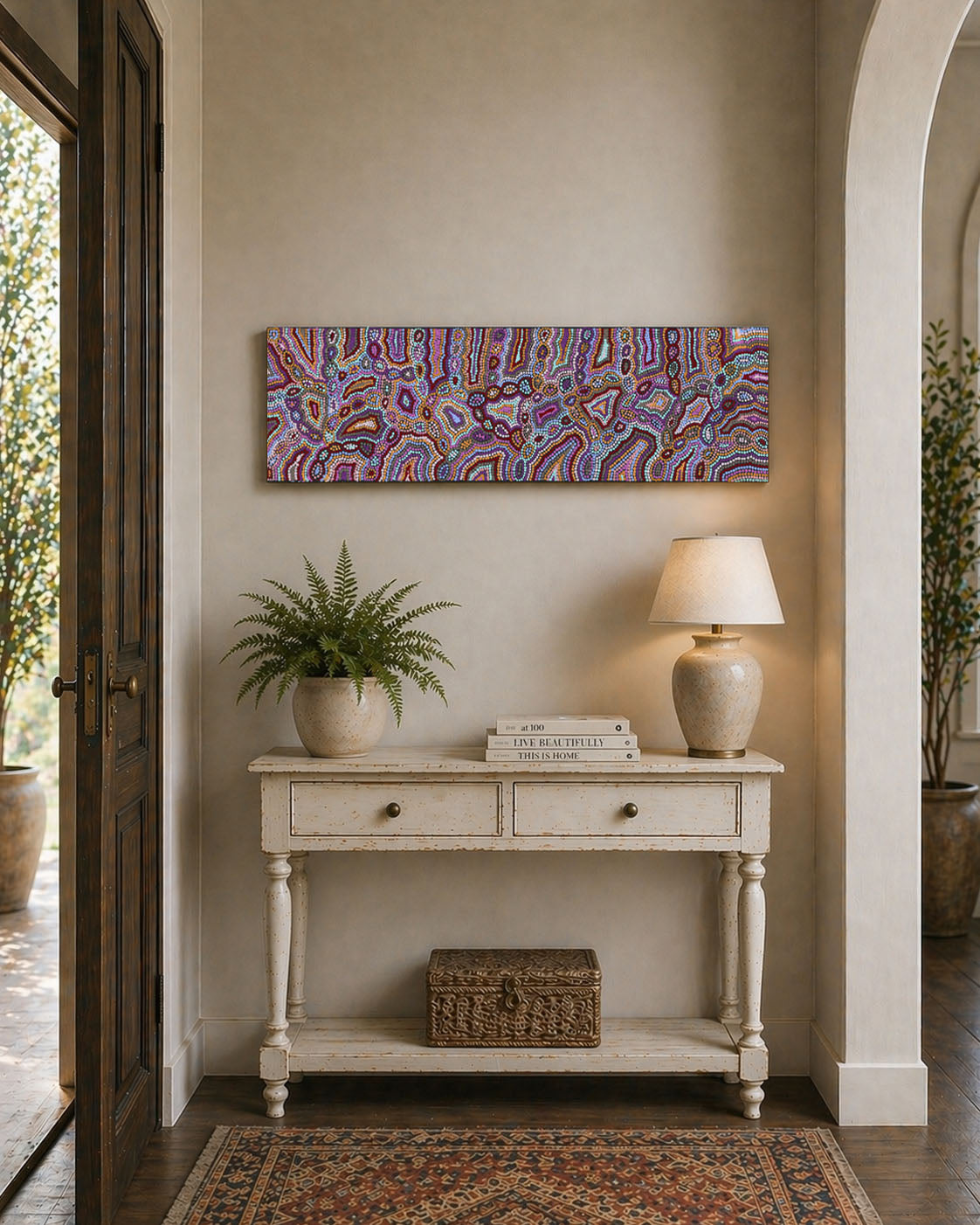 Desert Fringe-rush Seed Dreaming | Aboriginal Artwork Painting