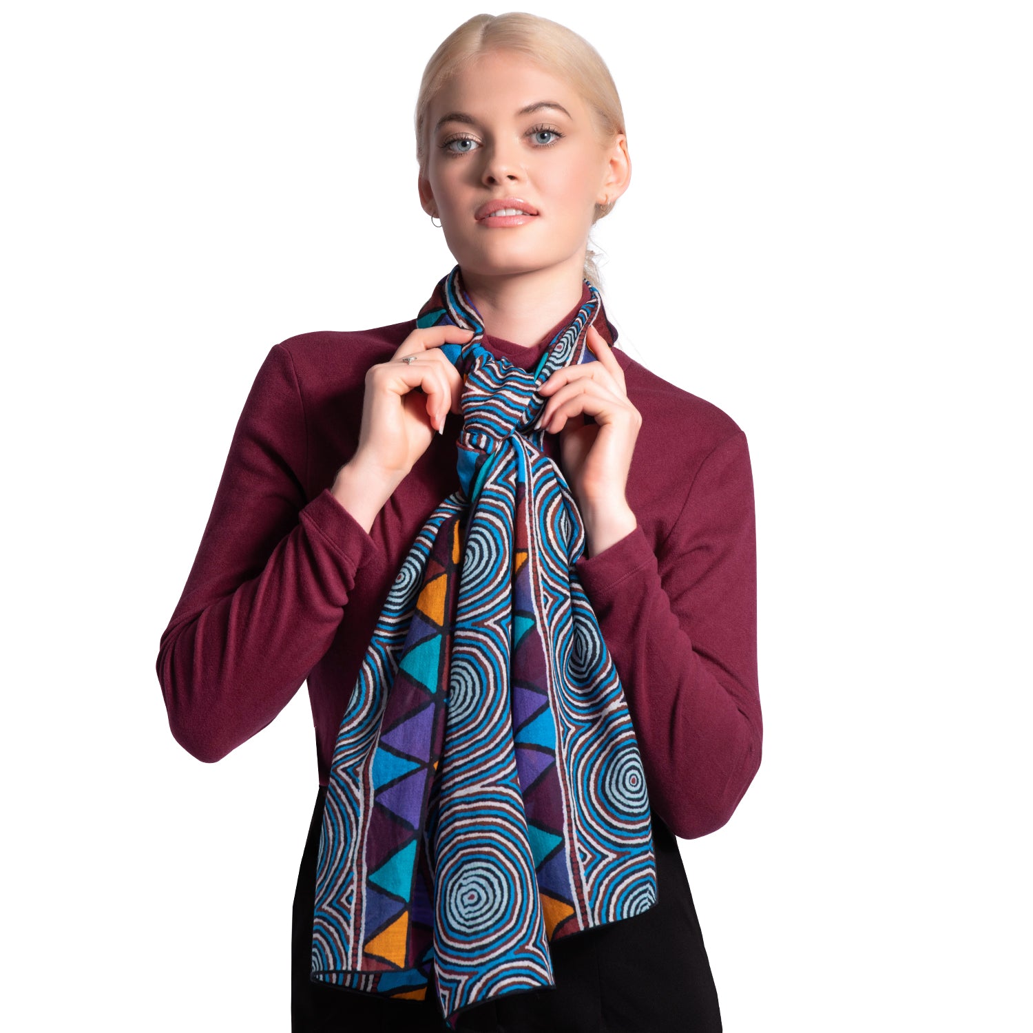 Desert Journey Dreaming Wool Scarf