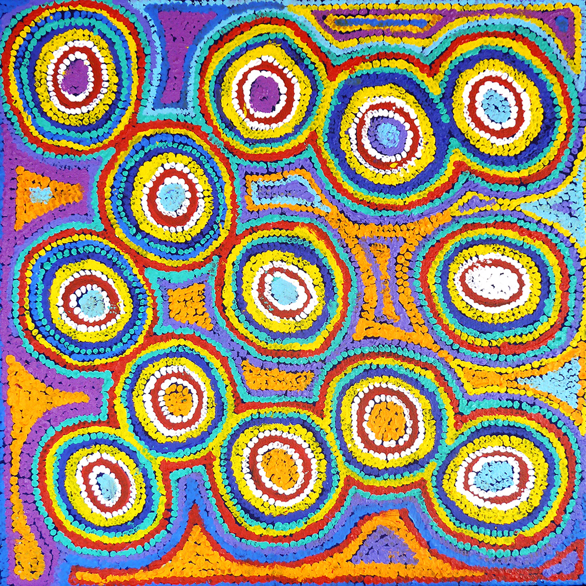 Desert Rain Dreaming | Aboriginal Artwork Painting