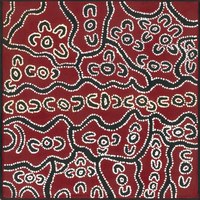 Red Bark Trees | Aboriginal Artwork Painting