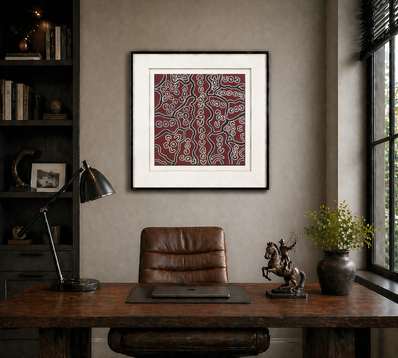Red Bark Trees | Aboriginal Artwork Painting