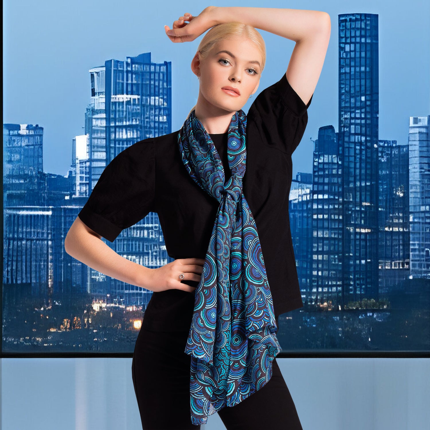 Breathable and Versatile Silk Scarf