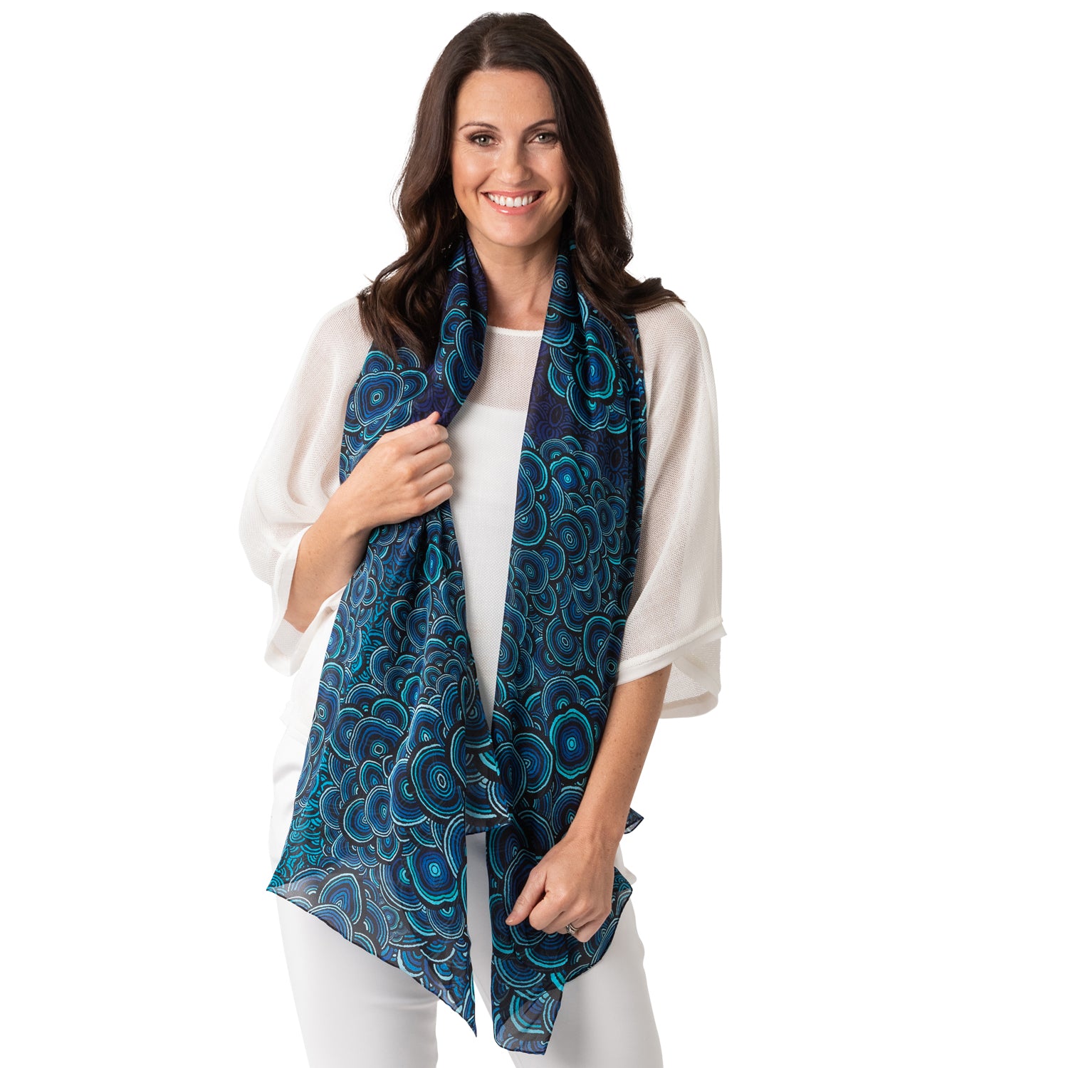 Storm Cloud Dreaming Pure Silk Scarf