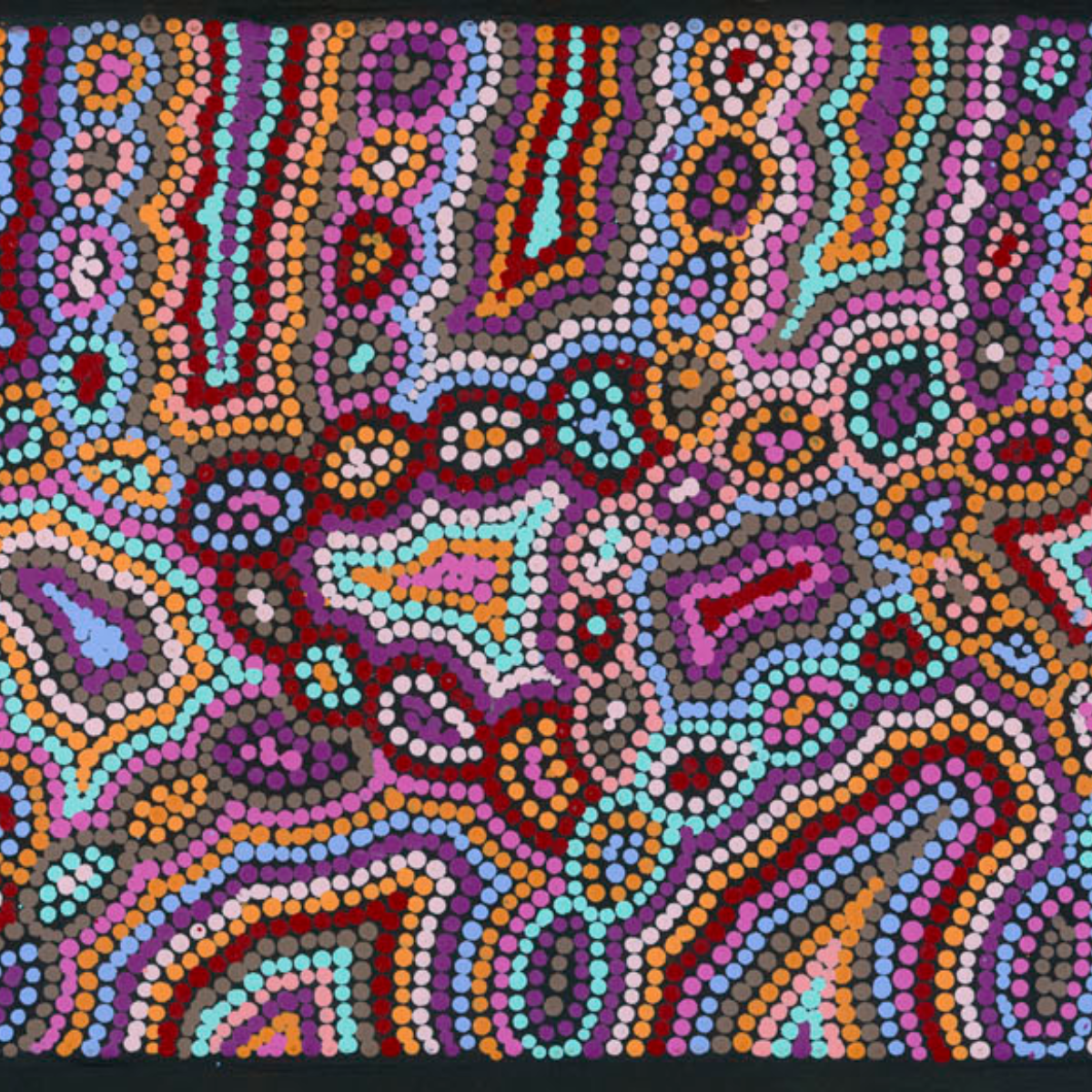 Desert Fringe-rush Seed Dreaming | Aboriginal Artwork Painting