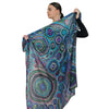 *LIMITED EDITION* Women's Dance Blue Square Silk Cashmere Scarf