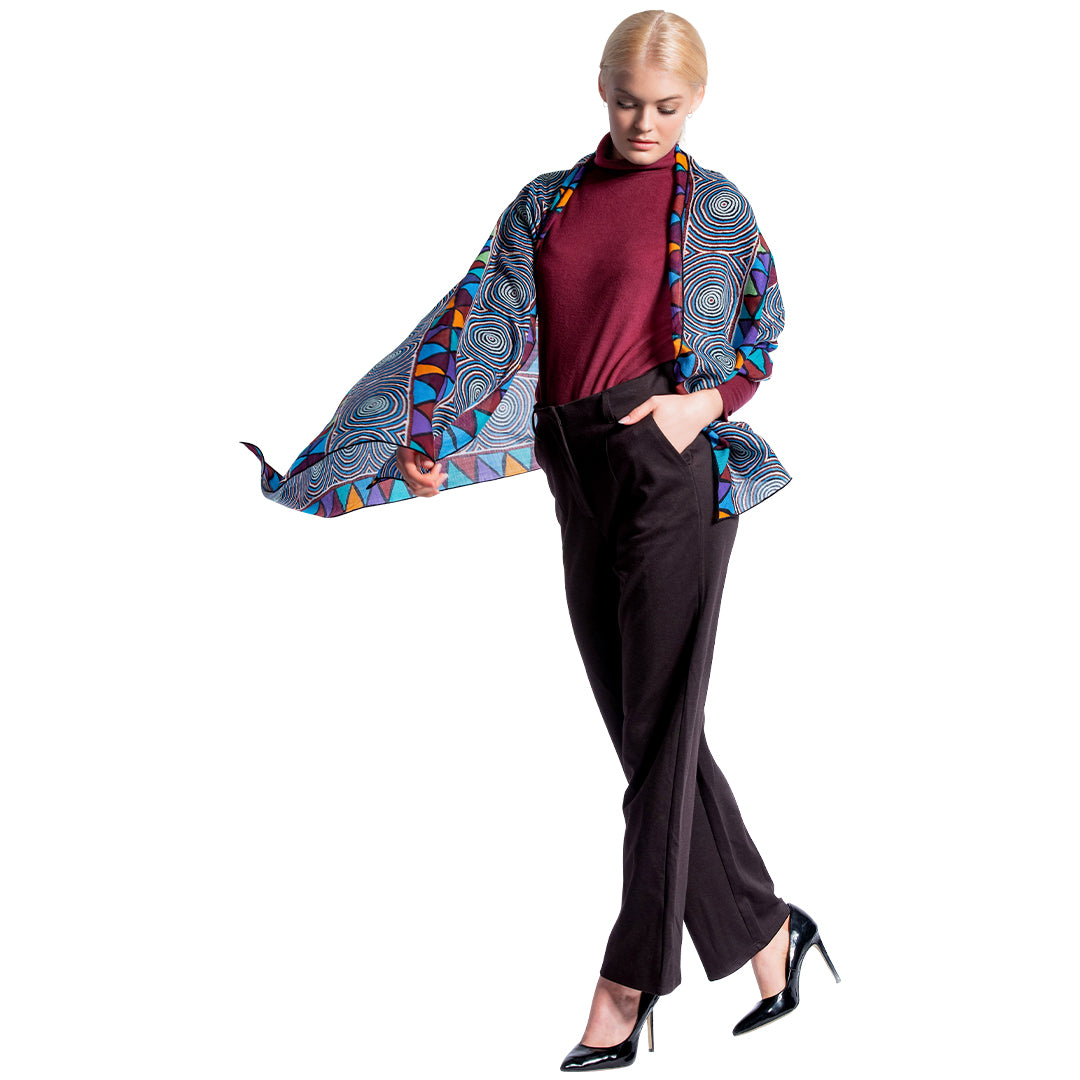 designer wool scarf