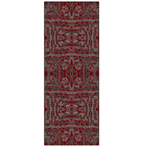 Red Bark Trees Wool Scarf