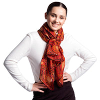 Red Earth | Wool Scarf