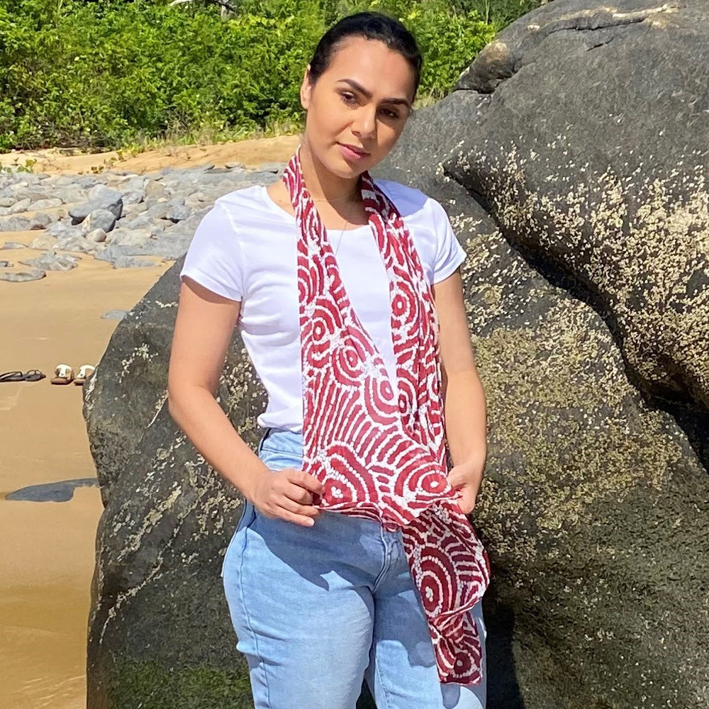 Silk Wool Scarf for Women